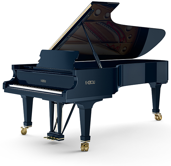 Fazioli Ebony Concert Grand