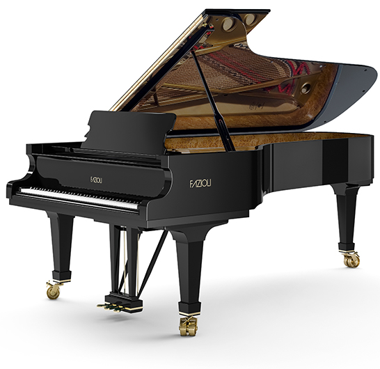 Fazioli Ebony Concert Grand